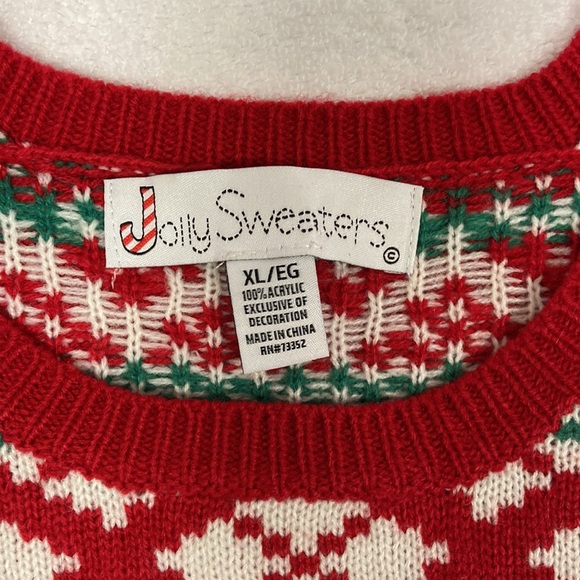 Jolly sweaters men’s xl ugly llama Christmas sweater - Picture 3 of 9